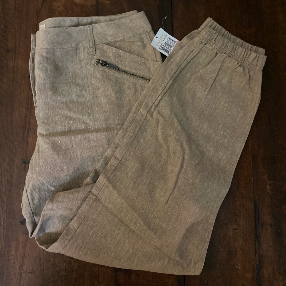 Michael Kors Linen Joggers